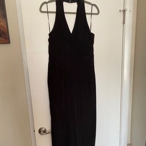 Black halter jumpsuit
